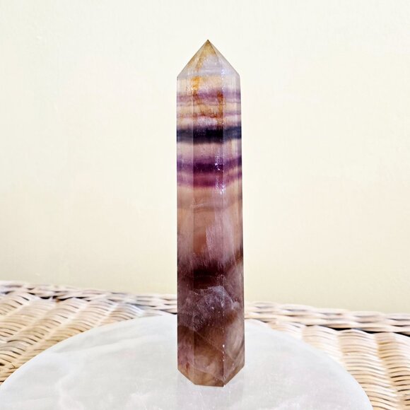 Unique Rainbow Fluorite Tower – Focus + Flow - Picture 2 of 4